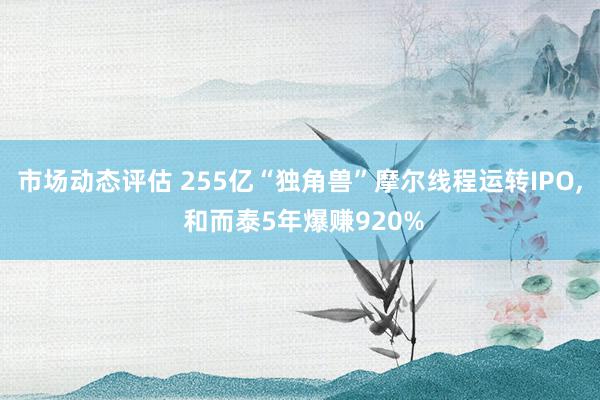 市场动态评估 255亿“独角兽”摩尔线程运转IPO, 和而泰5年爆赚920%