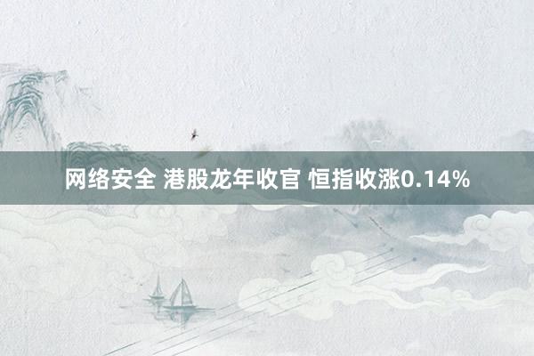 网络安全 港股龙年收官 恒指收涨0.14%