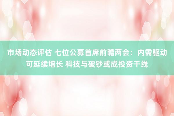 市场动态评估 七位公募首席前瞻两会：内需驱动可延续增长 科技与破钞或成投资干线